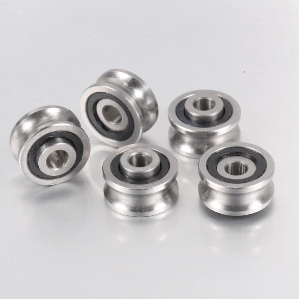Guide Rail Bearings SG15 U Groove Track Roller Bearing