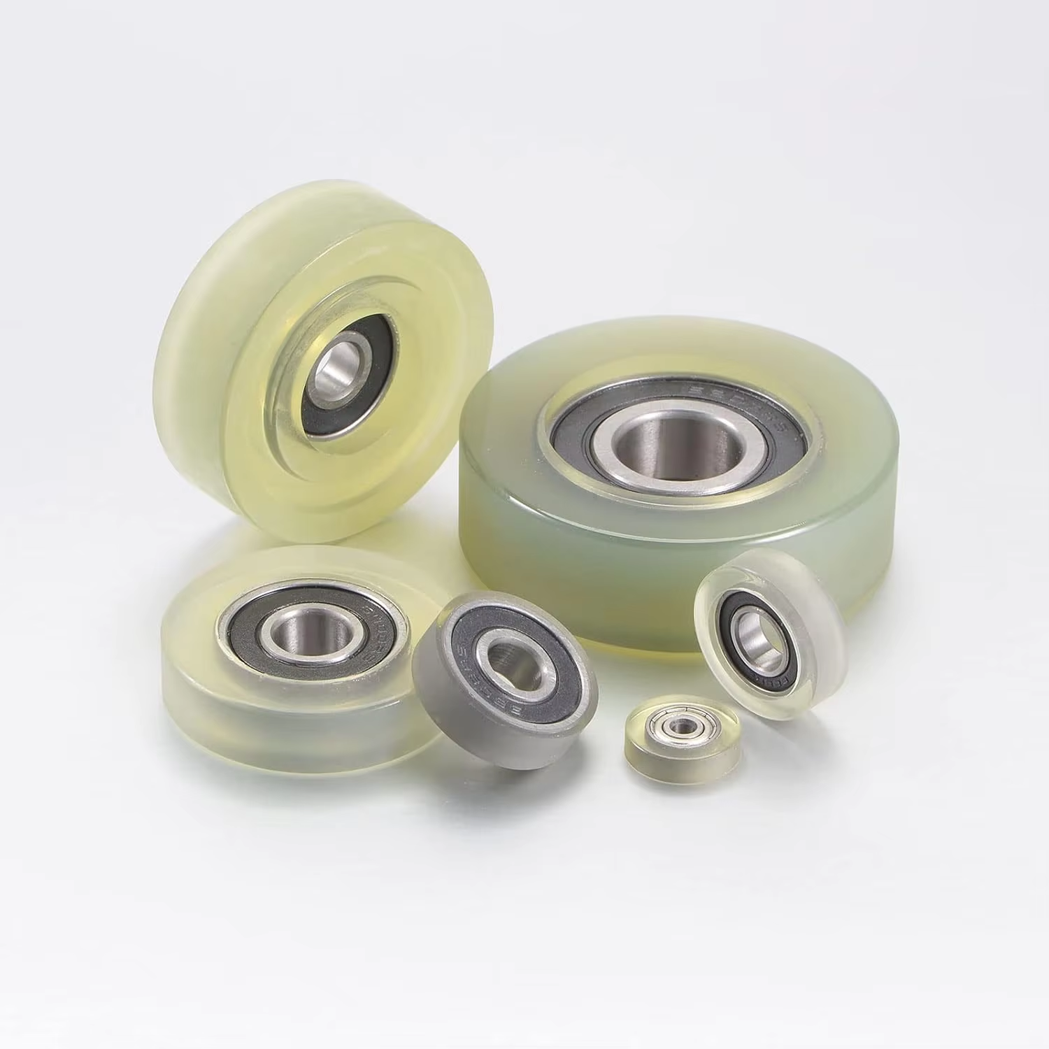  High Quality PU60518-5 PU Roller Bearing 5x18x5mm Plastic Bearing Pulley Wheel
