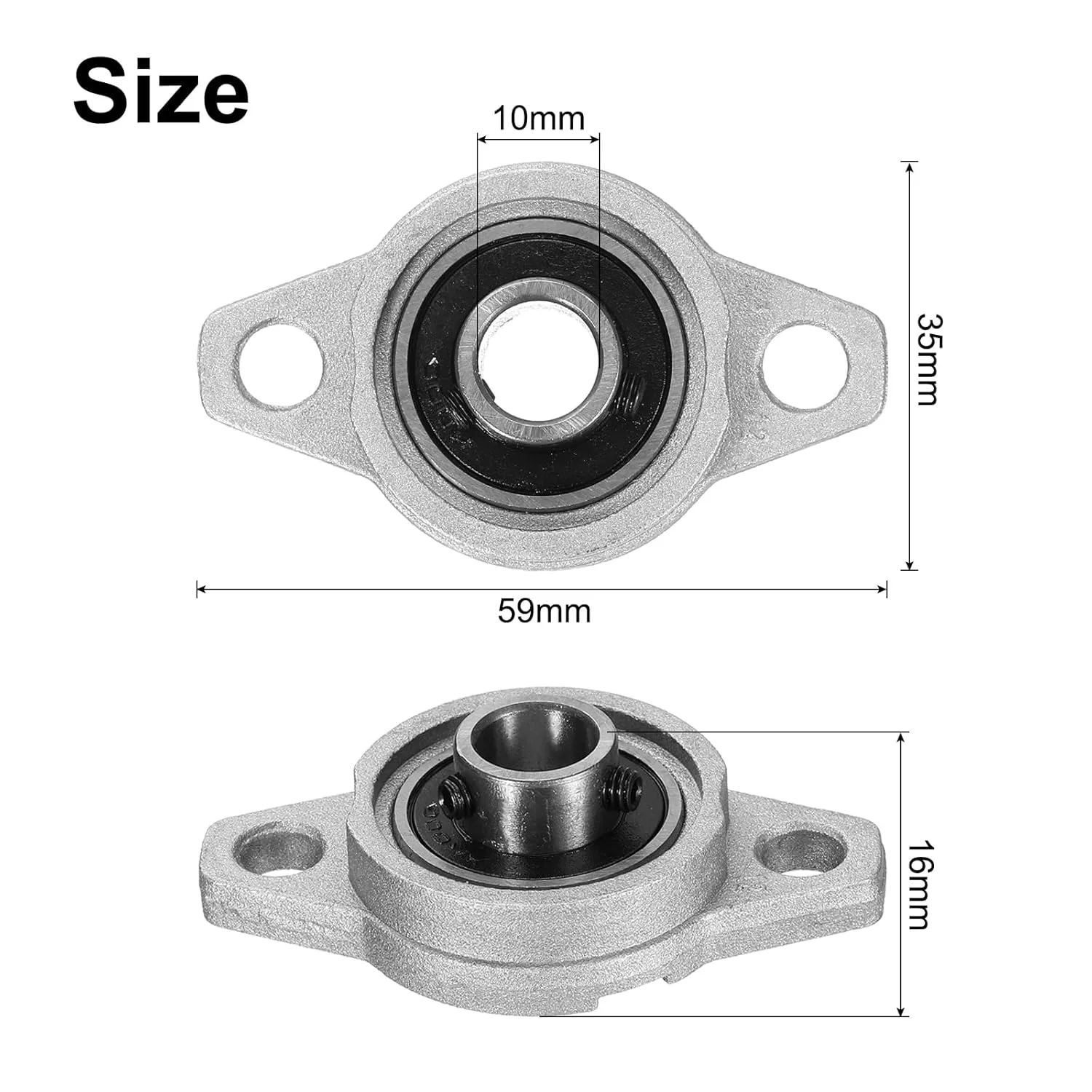    Wholesale Zinc Alloy KFL Series KFL000 KFL08 KFL001 KFL002 KFL003 KFL004 KFL005 KFL006 KFL007 Pillow Block Bearing
