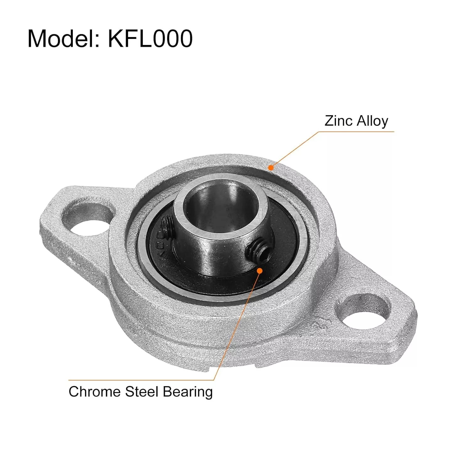    Wholesale Zinc Alloy KFL Series KFL000 KFL08 KFL001 KFL002 KFL003 KFL004 KFL005 KFL006 KFL007 Pillow Block Bearing
