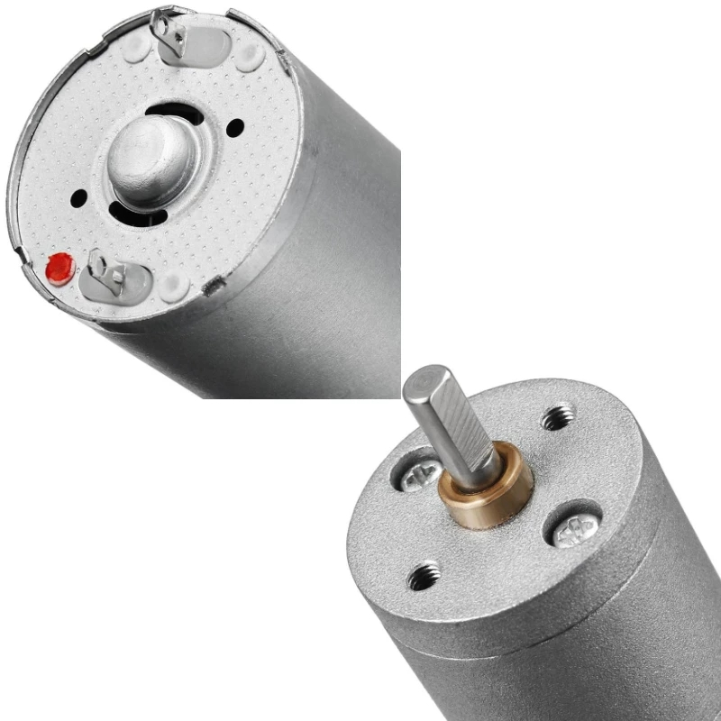 High Efficiency 25A-370 DC Gear Motor 6V 12V High Torque 370 Gear Motor for Robotics Applications