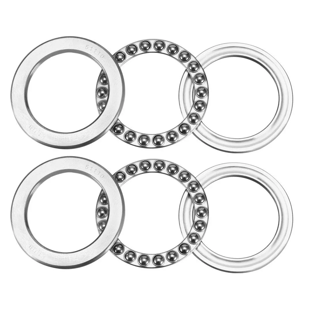 High Quality 51110  304 Stainless Steel  Thrust Ball Bearings 51109 51111 51112 51113 51114 51309 51122 51124 51126 51128 51130