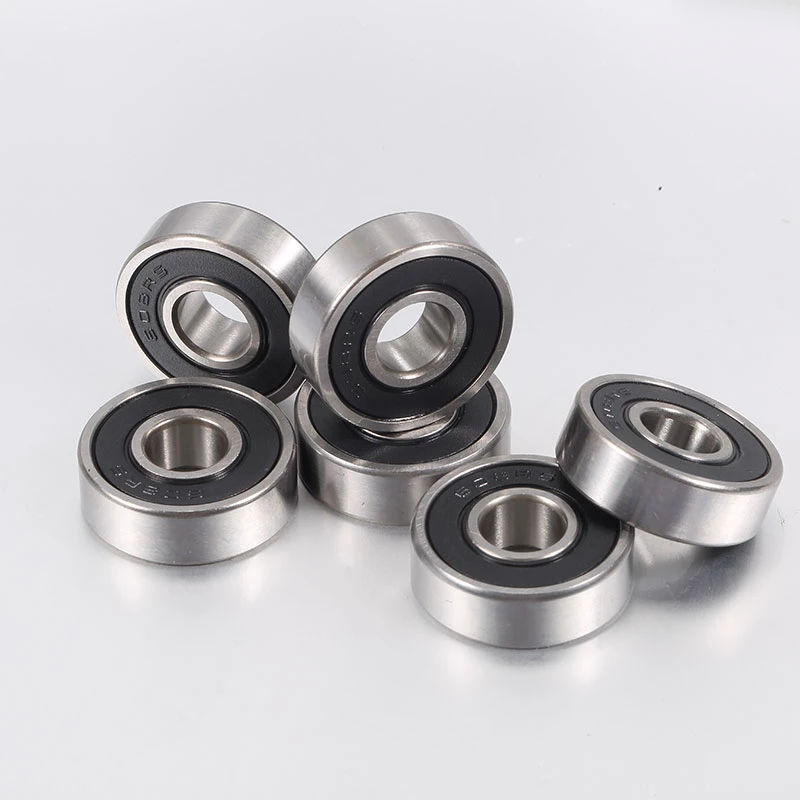 Micro Polyurethane Coated Roller 608RS Bearing Custom Non-Standard Factory