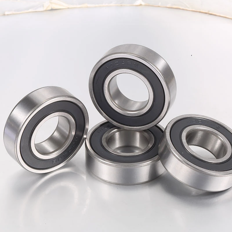 6004RS Double Rubber Seal Bearings Single Row Deep Groove Ball Bearing Factory
