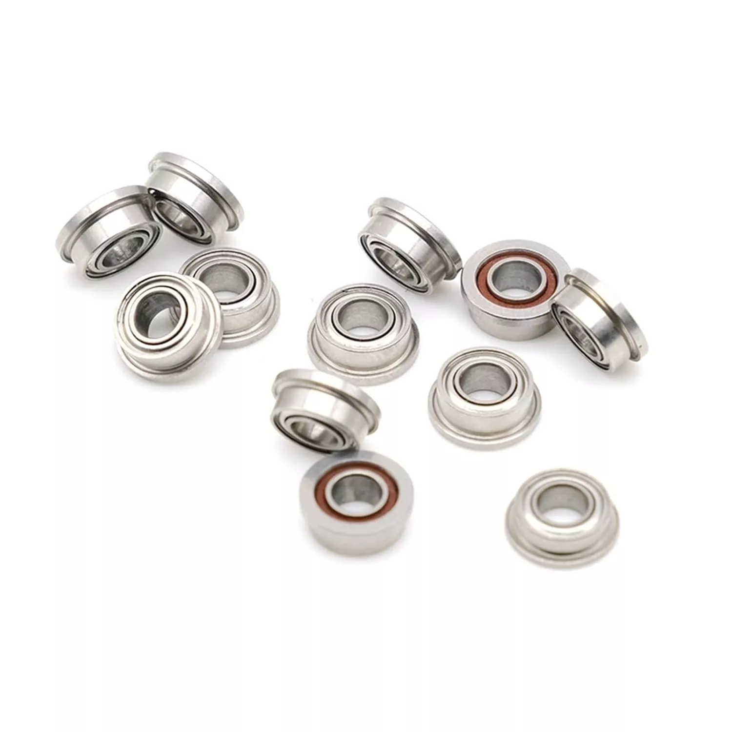 10 Cuscinetti A Sfere MR117-2RS 7x11x3 Mm – Acciaio Al Cromo, Doppia Tenuta, A Gola Profonda