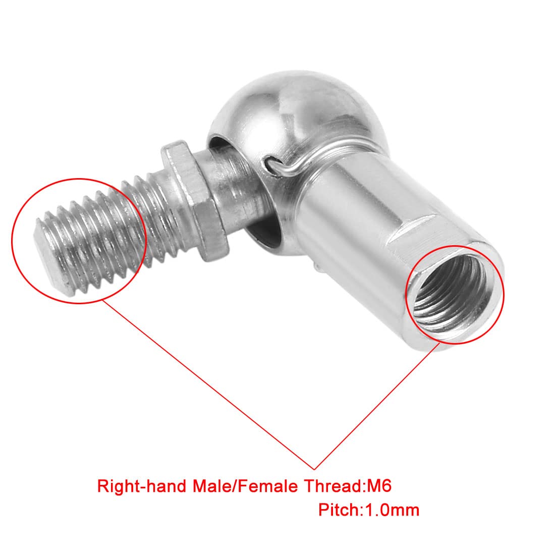 CS10 High Quality Right Left Hand Ball Joint Bearing Hydraulic Spherical Rod End Bearings