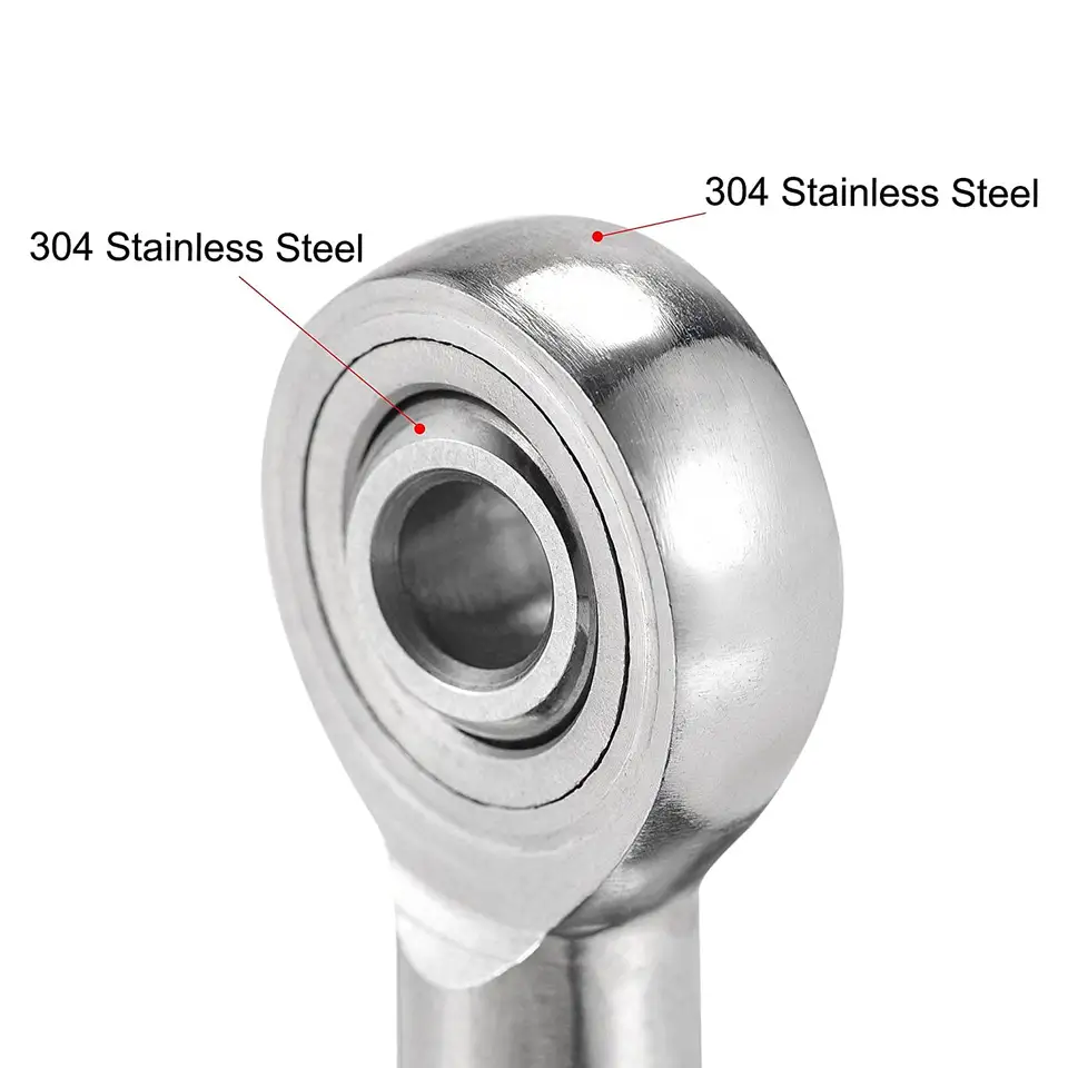 6mm Bore Bar End Bearings M6x1 Female Thread Right Hand SSI6T/K Stainless Steel Rod End Bearing
