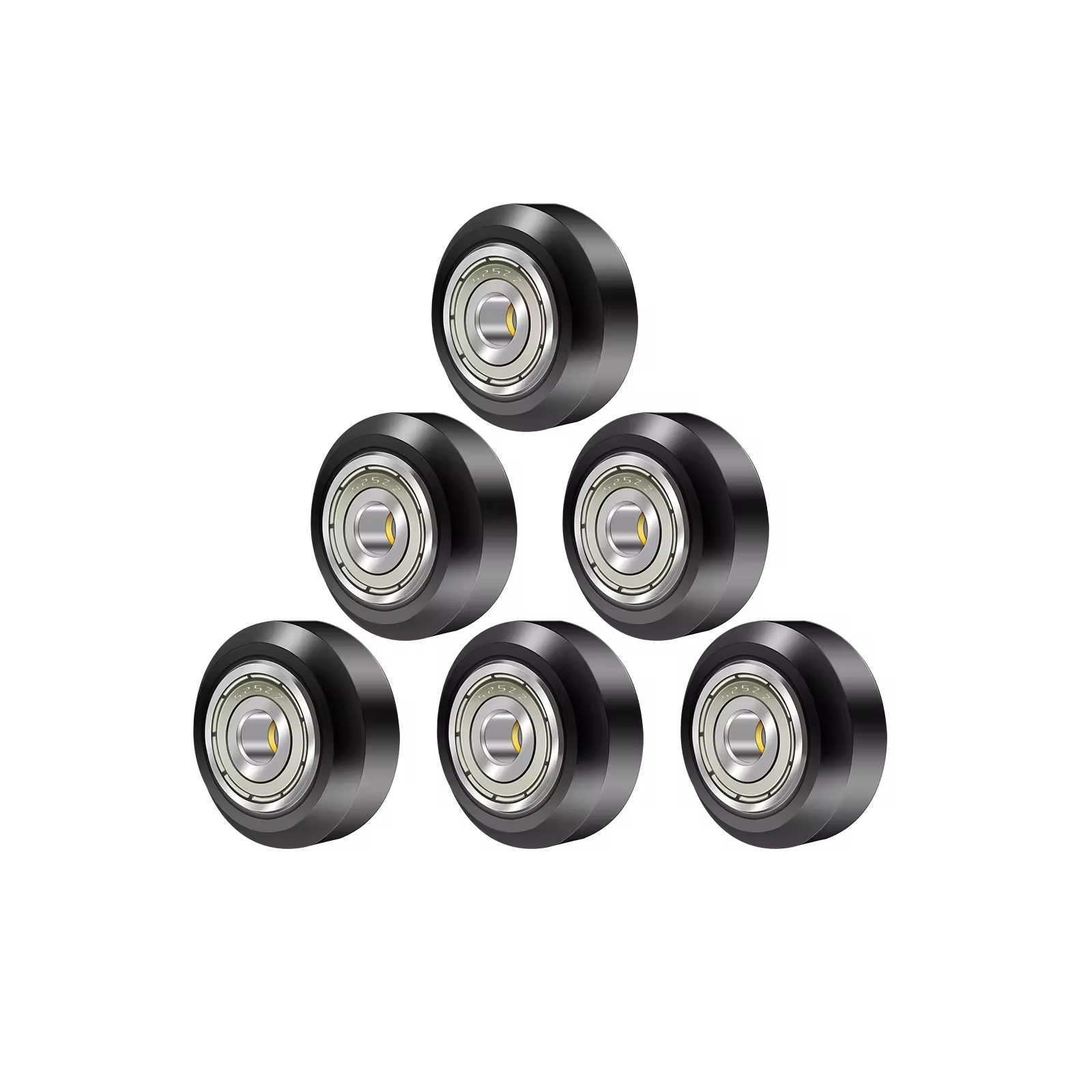  High Quality 3D Printer Plastic Coated Ball Bearings 625ZZ Nylon Pulley Wheels Bearing