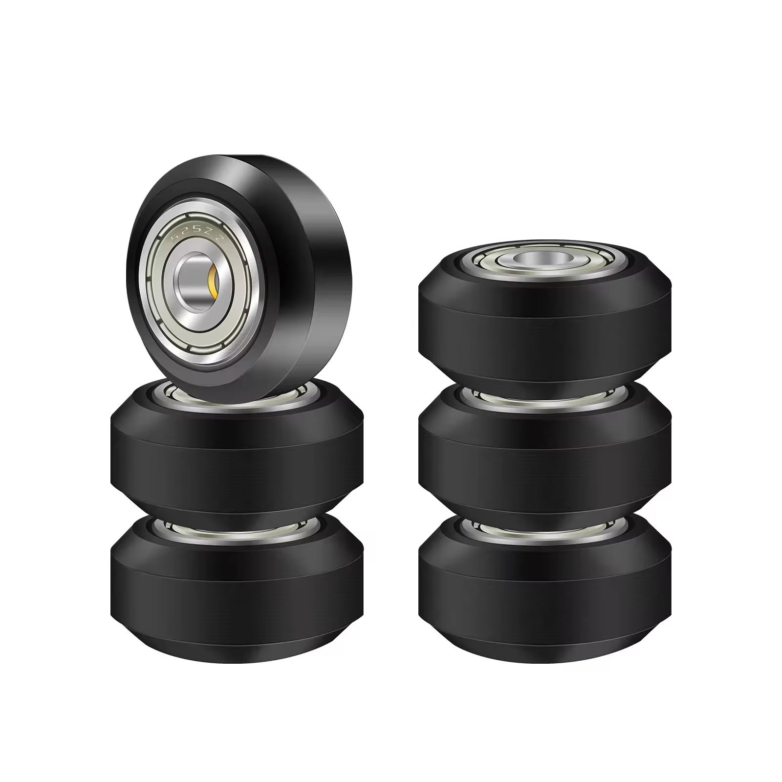  High Quality 3D Printer Plastic Coated Ball Bearings 625ZZ Nylon Pulley Wheels Bearing