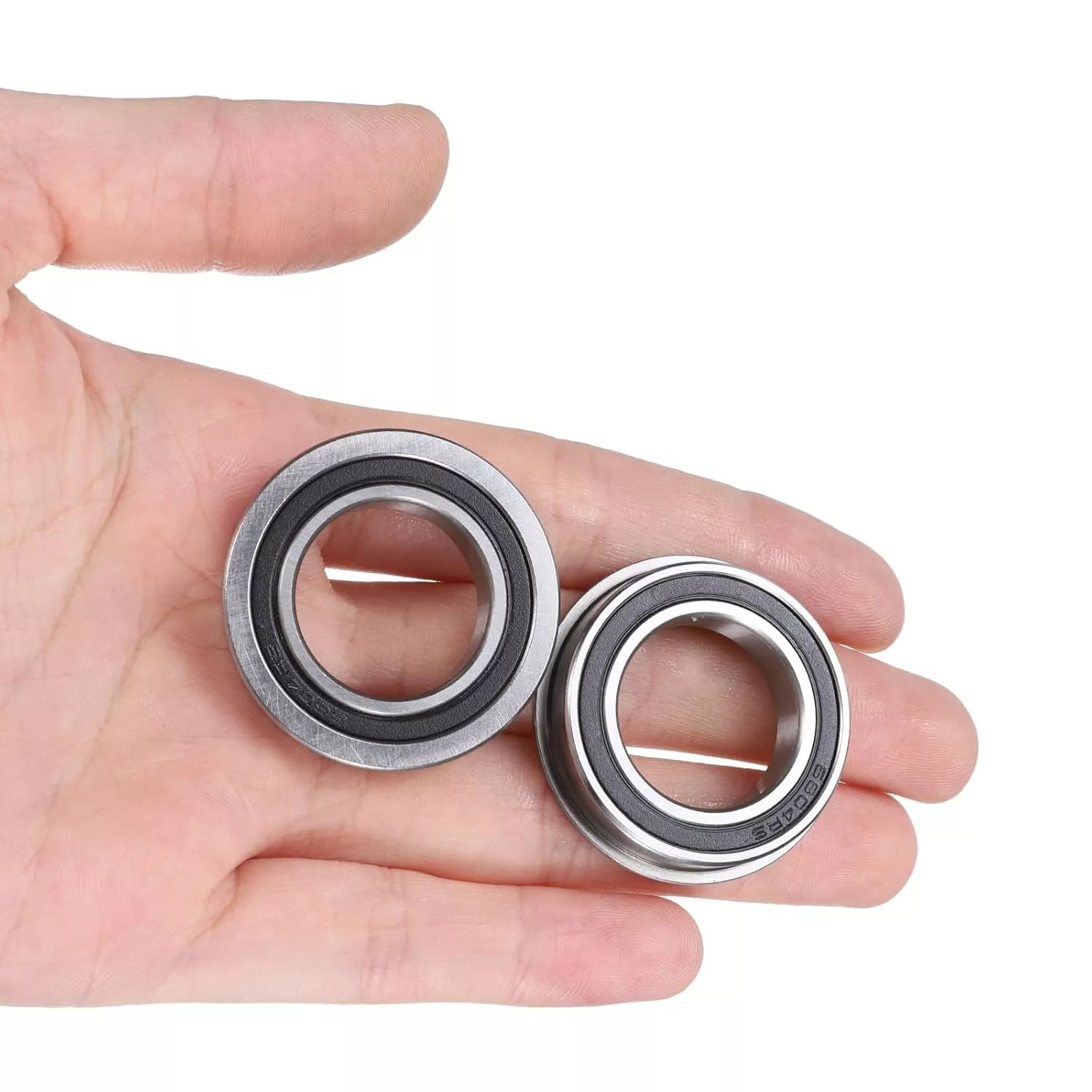  F6804-2RS Flanged Ball Bearing 20x32x7mm Double Sealed Chrome Steel Flange Bearings