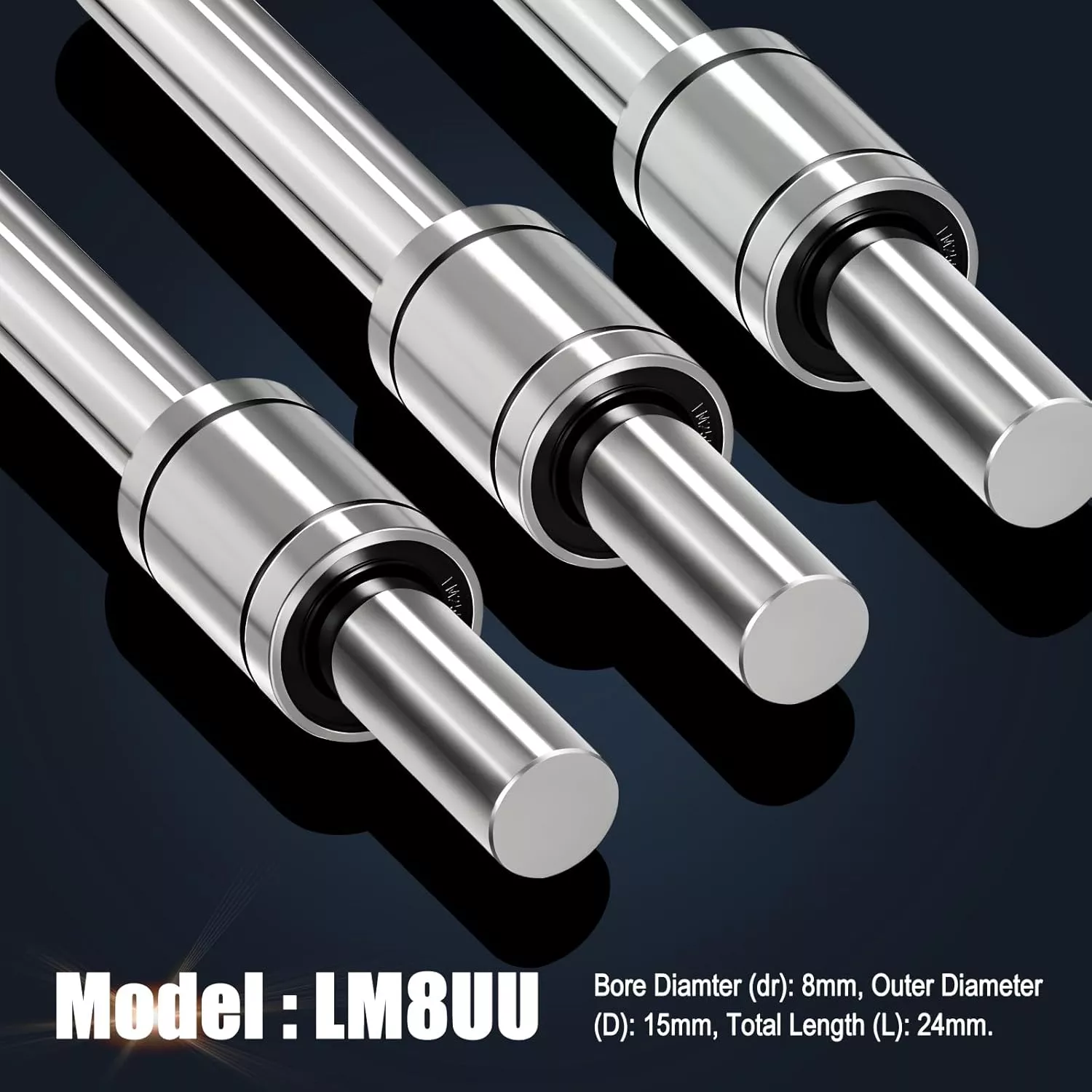 High Quality Linear Motion Bearing LM8UU for 3D Printer CNC Machine