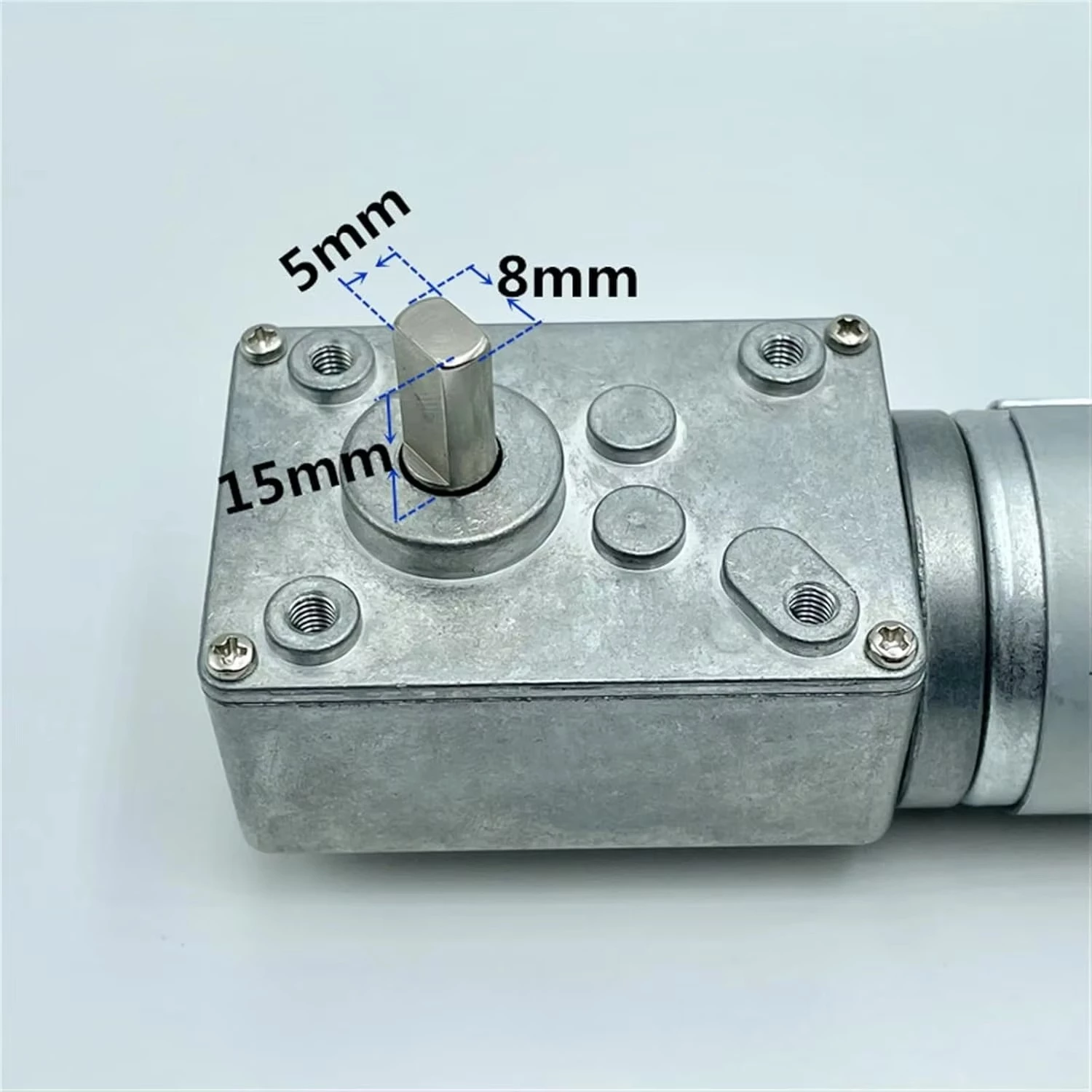 4058Z555 DC 12v 24v 55RPM Slow Speed Large Torque Mini Full Metal Gearbox Turbo Worm Gear Motor