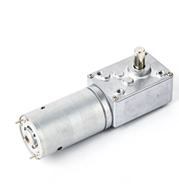 46mm 12V 24V DC Worm Gear Motor 4632Z-370 High Torque Low Speed for Automation Equipment