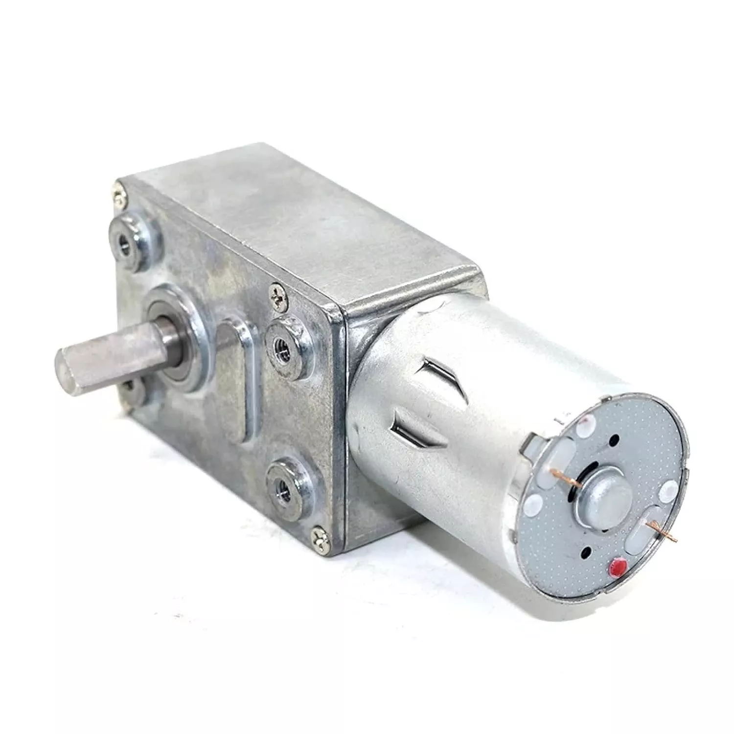 46mm 12V 24V DC Worm Gear Motor 4632Z-370 High Torque Low Speed for Automation Equipment