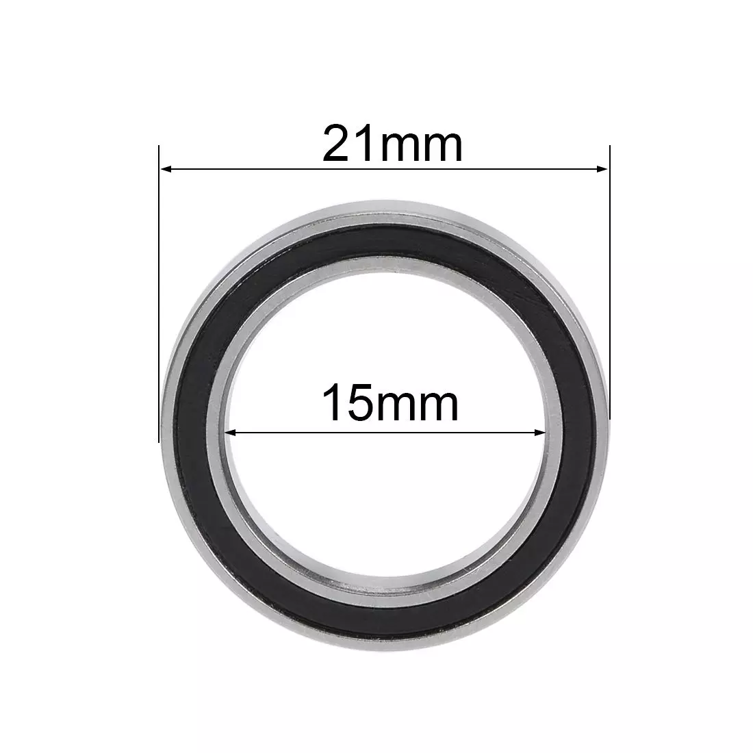 High Speed Sealed Deep Groove Ball Bearing Thin Wall Chrome Steel Bearing 6702-2RS 15*21*4mm
