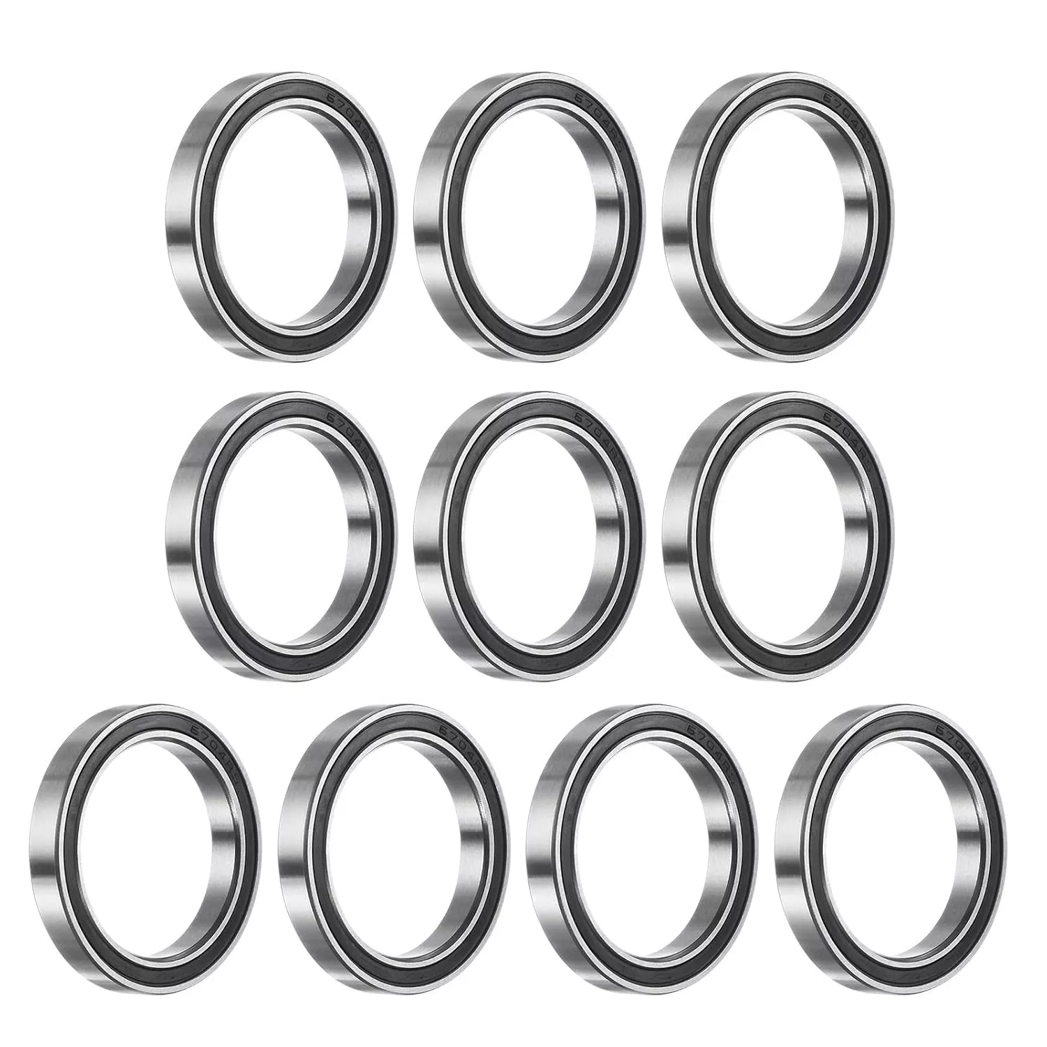  Deep Groove Ball Bearing Thin Wall Chrome Steel Bearing 6704-2RS 20*27*4mm