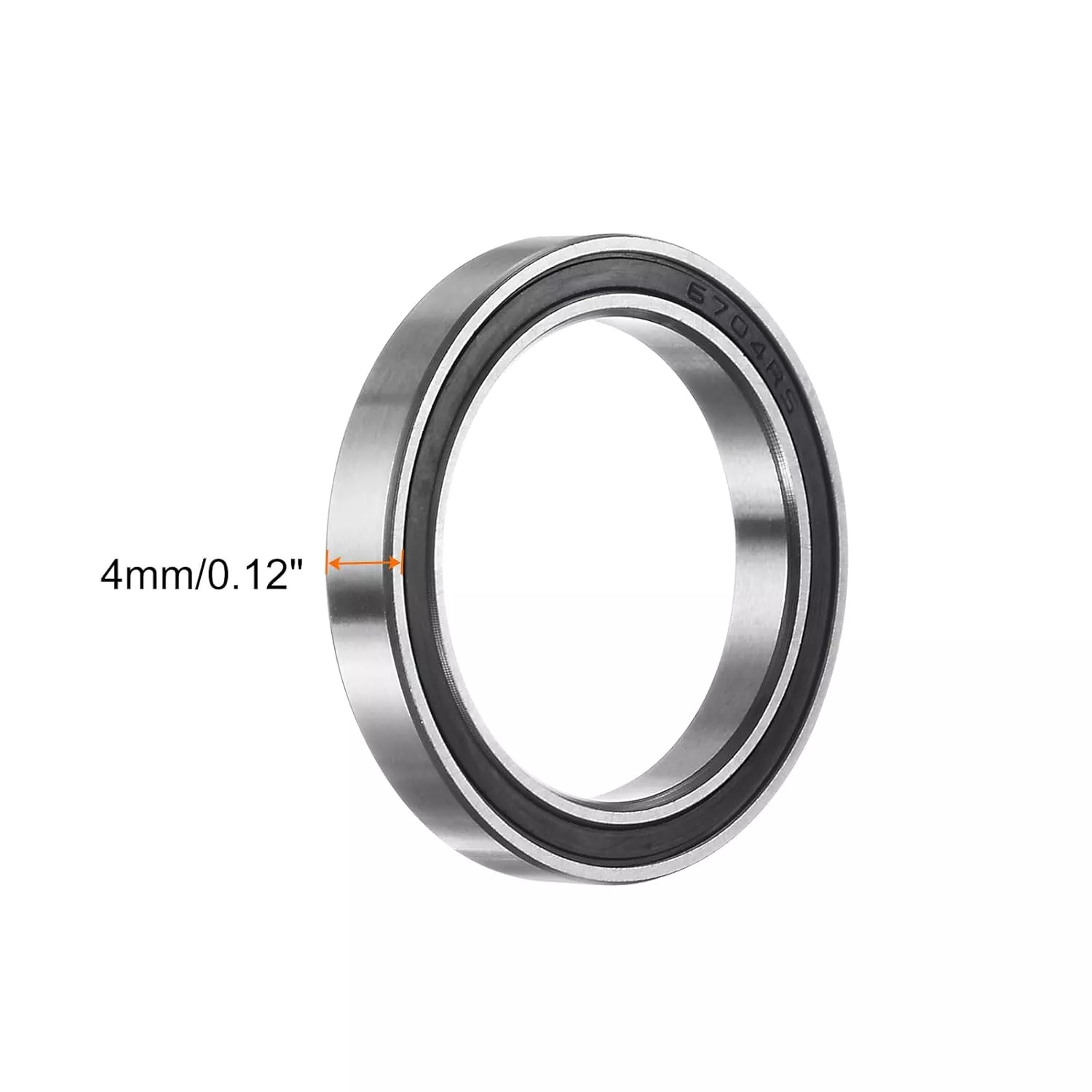  Deep Groove Ball Bearing Thin Wall Chrome Steel Bearing 6704-2RS 20*27*4mm