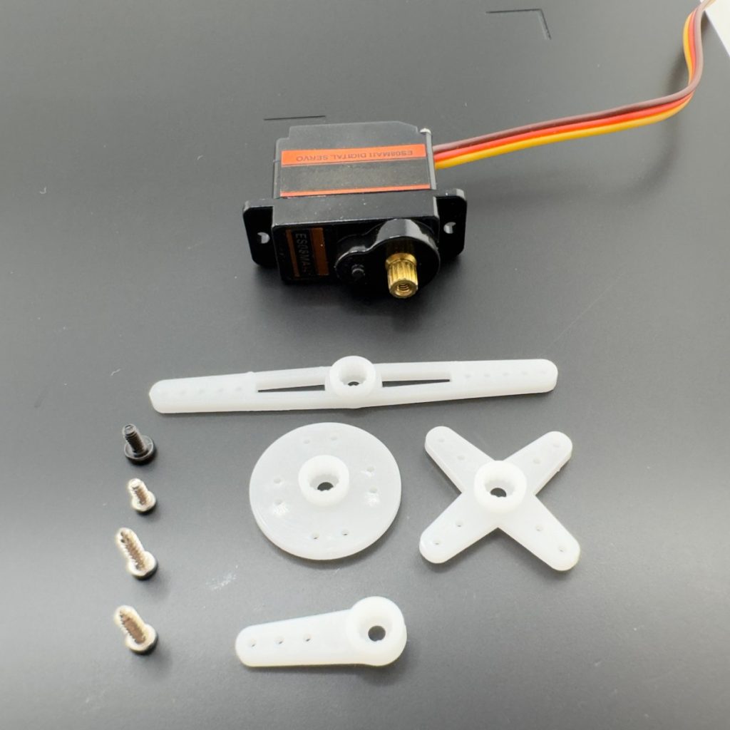 ES08MA II 8g Micro Metal Brass Gear Digital Servo (180° Rotation)