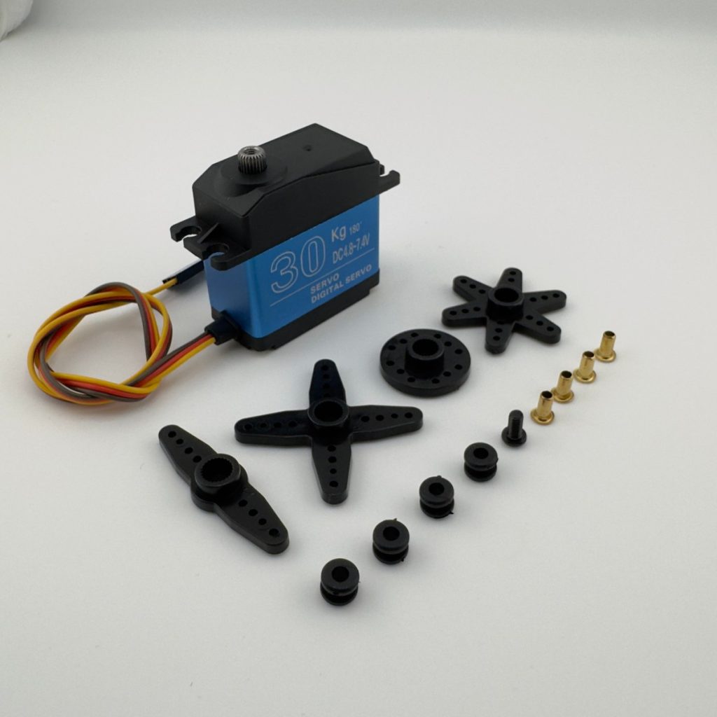 WY-S030 30g Blue CNC Aluminum Case Steel Gear Digital Servo (180°)
