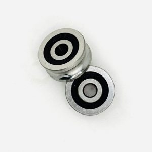 SG20RS track roller guide bearing cross section and groove profile detail